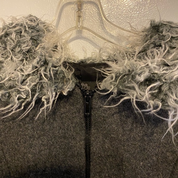 Beautiful gray wool jacket (S) - Picture 4 of 5